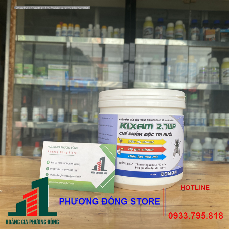 Thuốc diệt ruồi dạng bả KIXAM 2.7WP _ 400gam