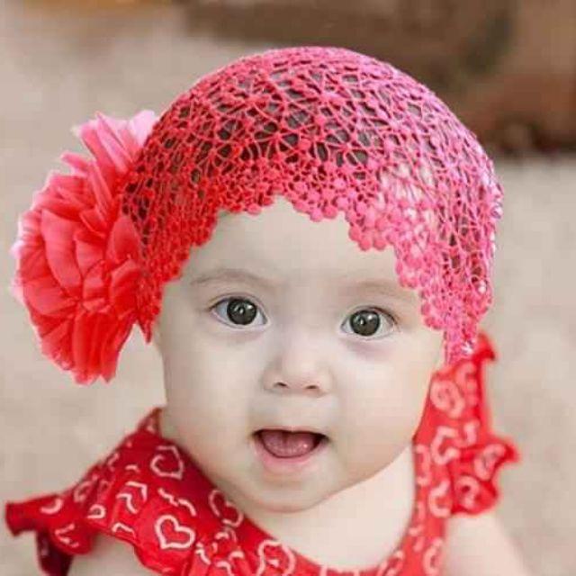 Băng đô hoa bản to bé gái