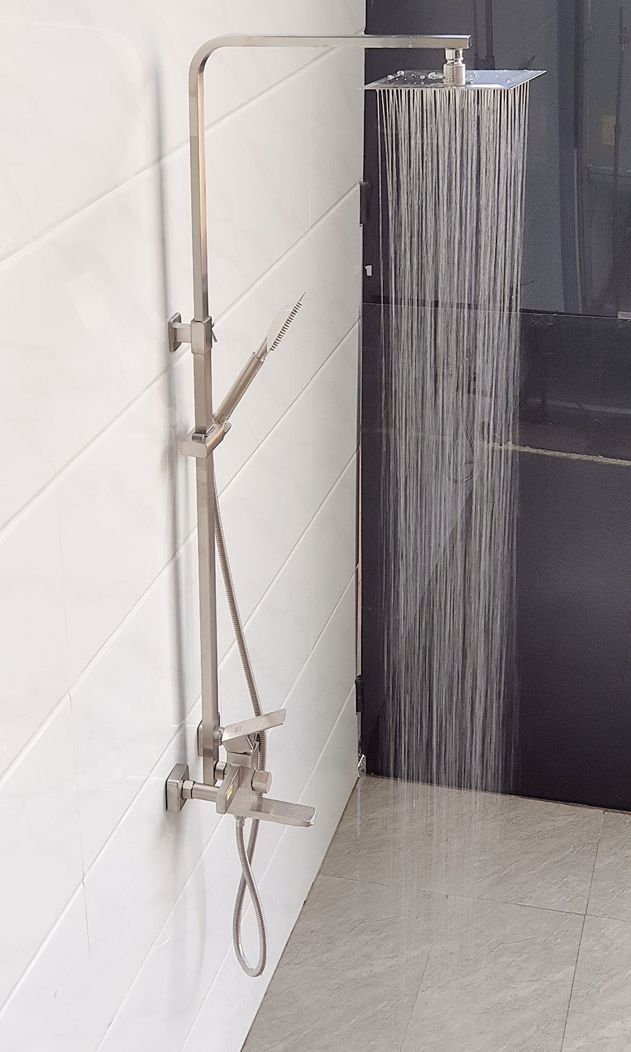 Bộ sen cây tắm đứng nóng lạnh Inox SUS 304 Eurolife EL-S908