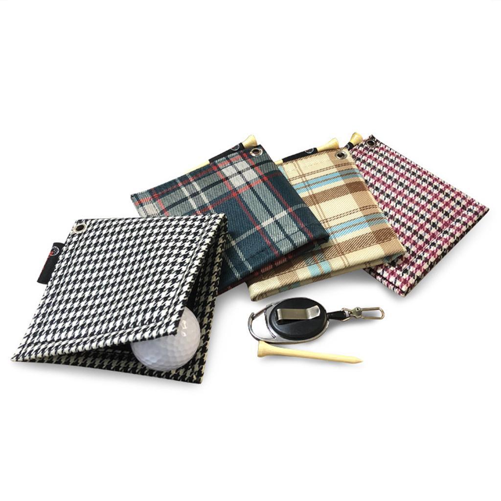 Polyester Golf Ball Club Head Cleaning Towel Cleaner Hand Towel Red