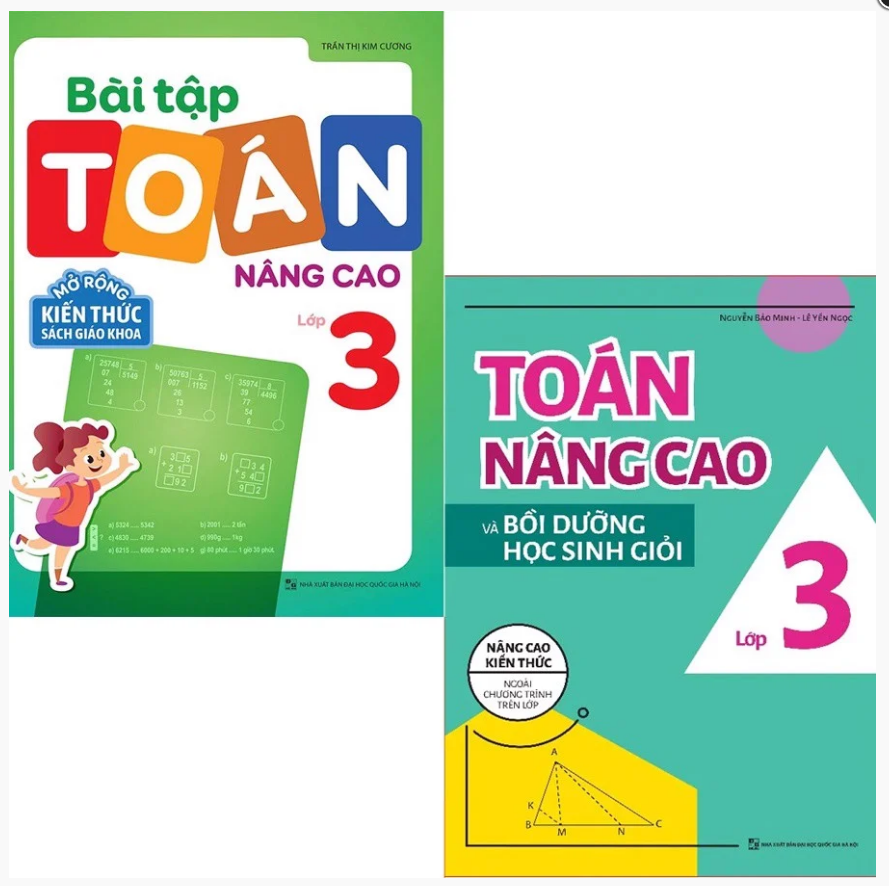 ComBo 2 Cuốn Toán Nâng Cao Lớp 3