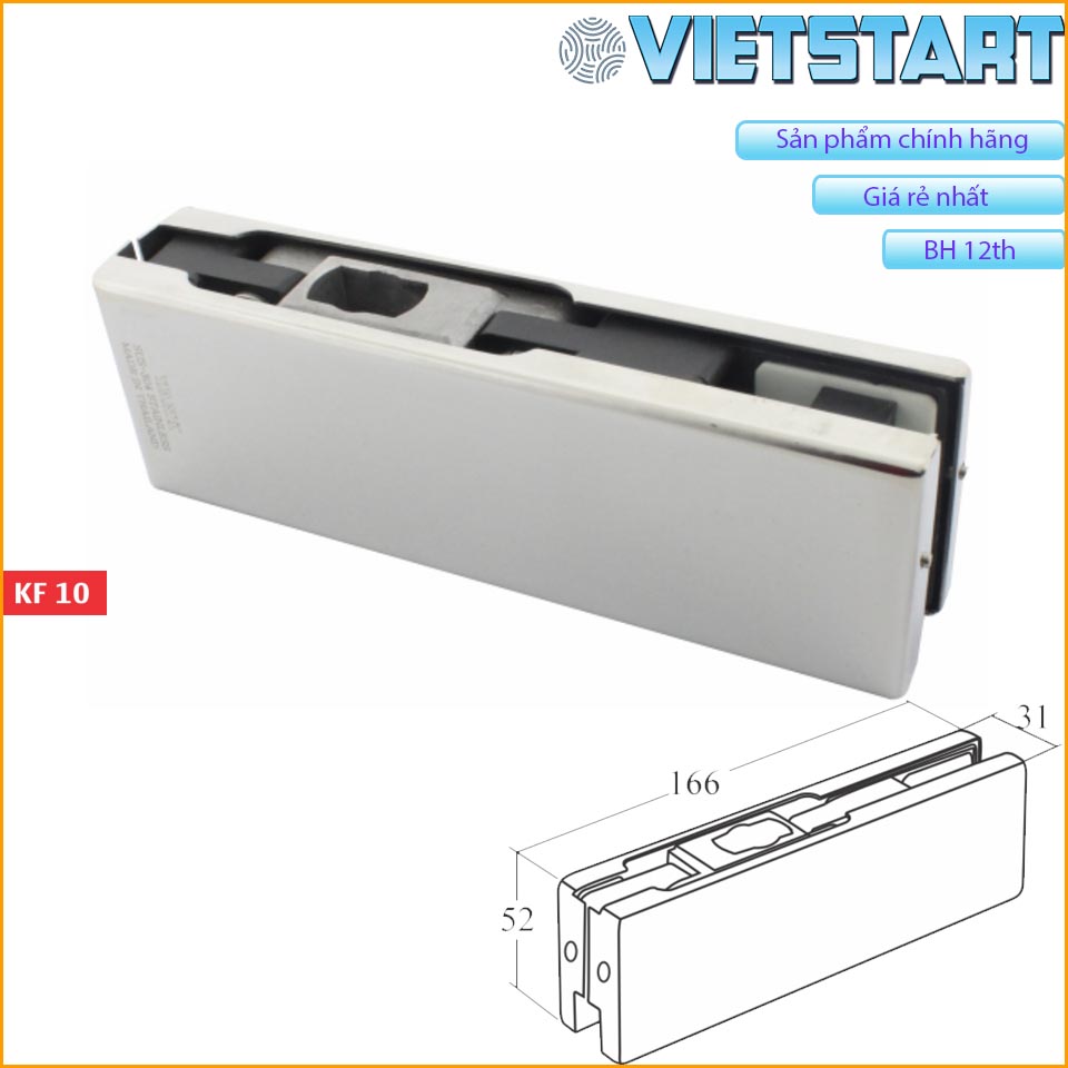 Kẹp kính YANK - Kính dày 10-12mm - 75Kg, 105Kg, 150Kg & 180Kg Kẹp góc, kẹp trên-dưới, kẹp ty và kẹp khóa