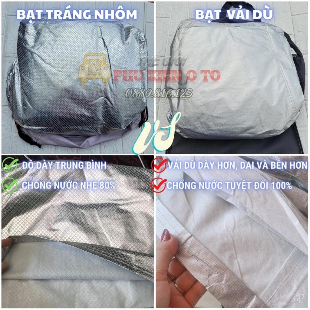 Bạt phủ ô tô vải dù OXFORD cao cấp chống nước 100%, có phản quang,chống nóng, chống nước, có khóa kéo cánh cửa