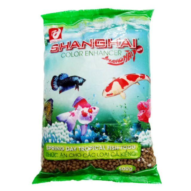 Thức ăn cho cá ShangHai viên vừa 500g