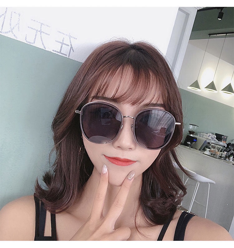Kính mát nữ mắt tròn kiểu hàn quốc - kính râm nữ hot nhất
