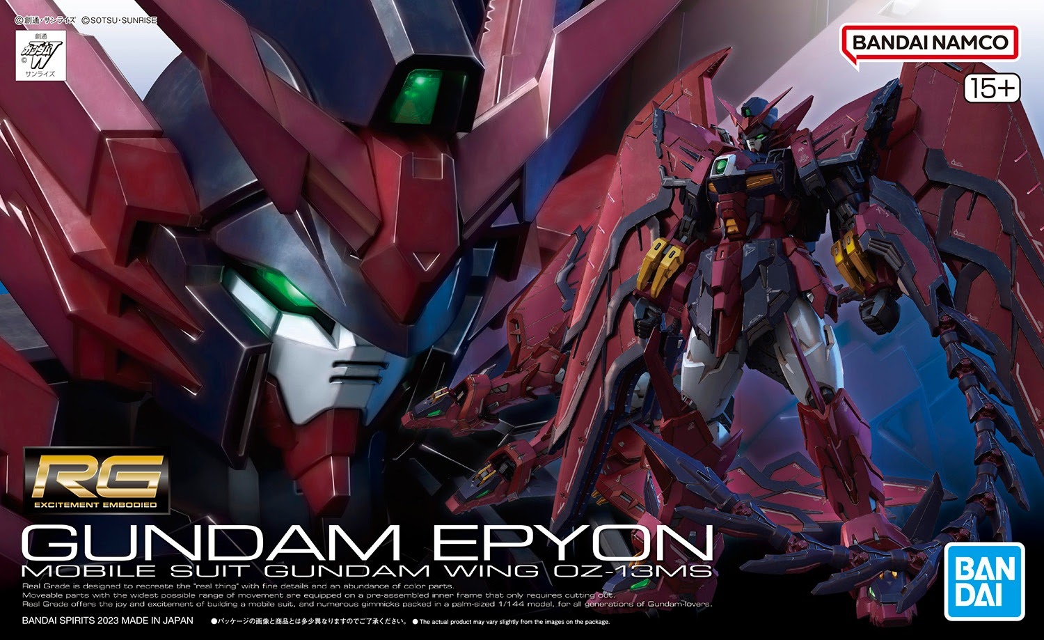 MÔ HÌNH LẮP RÁP GUNDAM EPYON RG 1/144 BANDAI