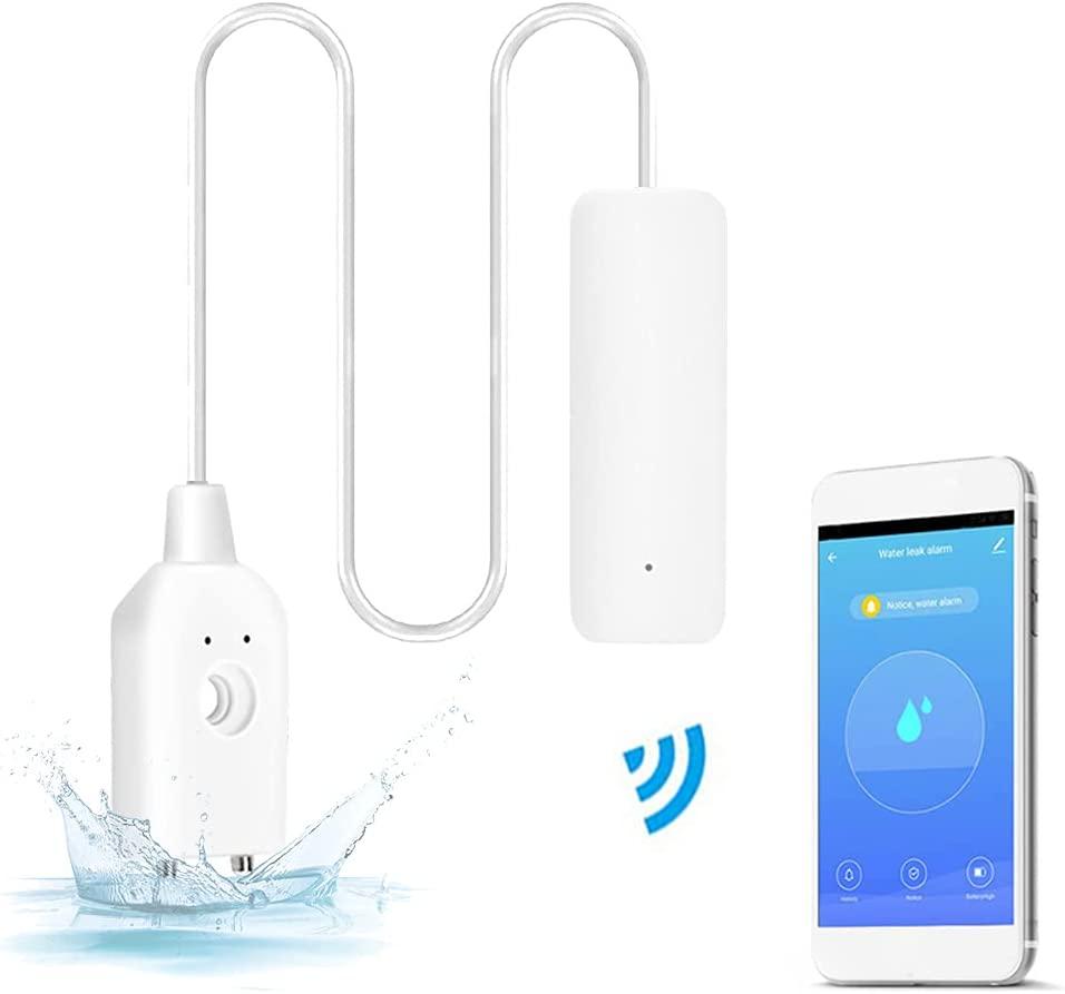 Báo động rò rỉ nước, phát hiện rò rỉ nước Máy dò nước báo động Máy dò nước không dây, âm thanh báo động 60 dB