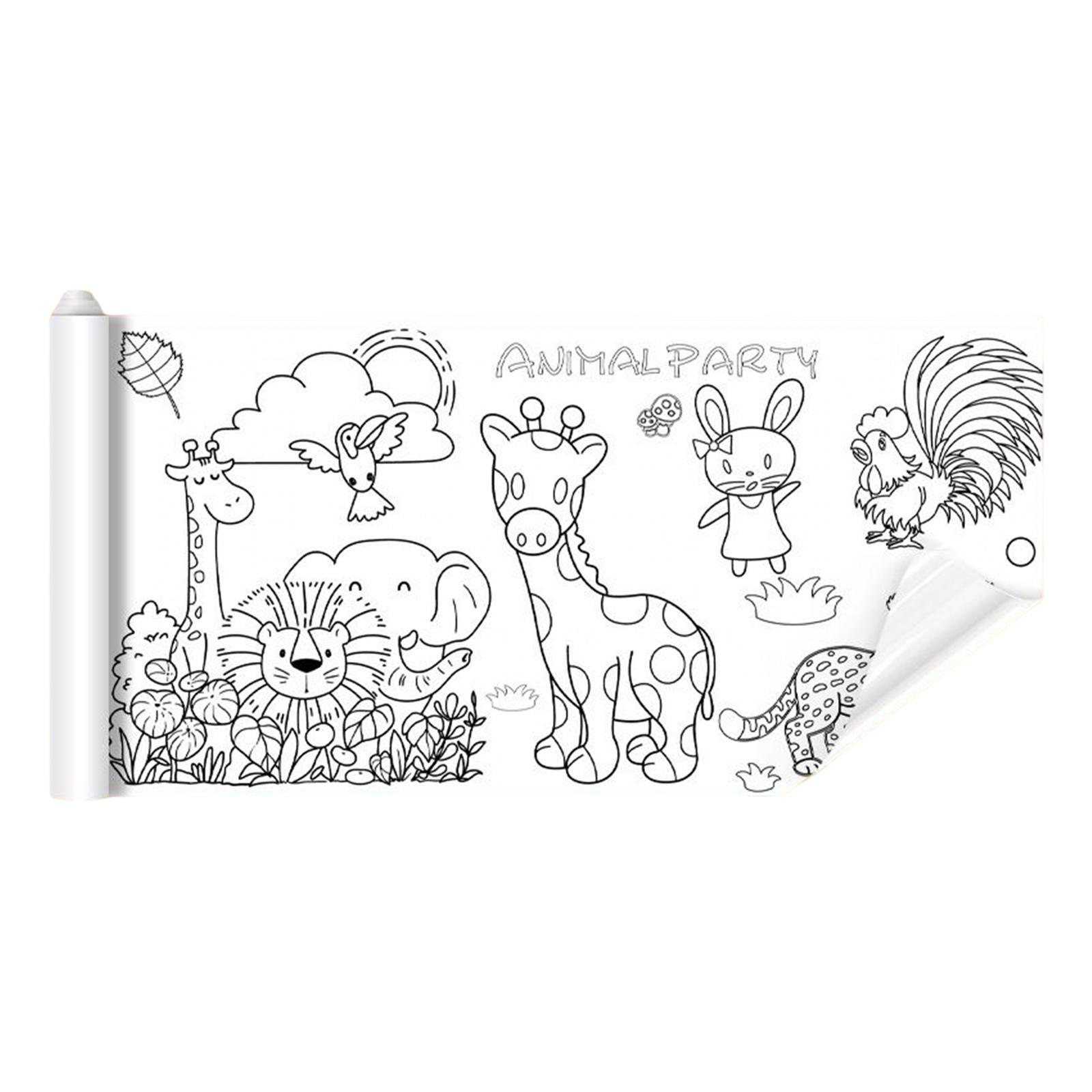 Portable Children Drawing Roll Poster Student Children