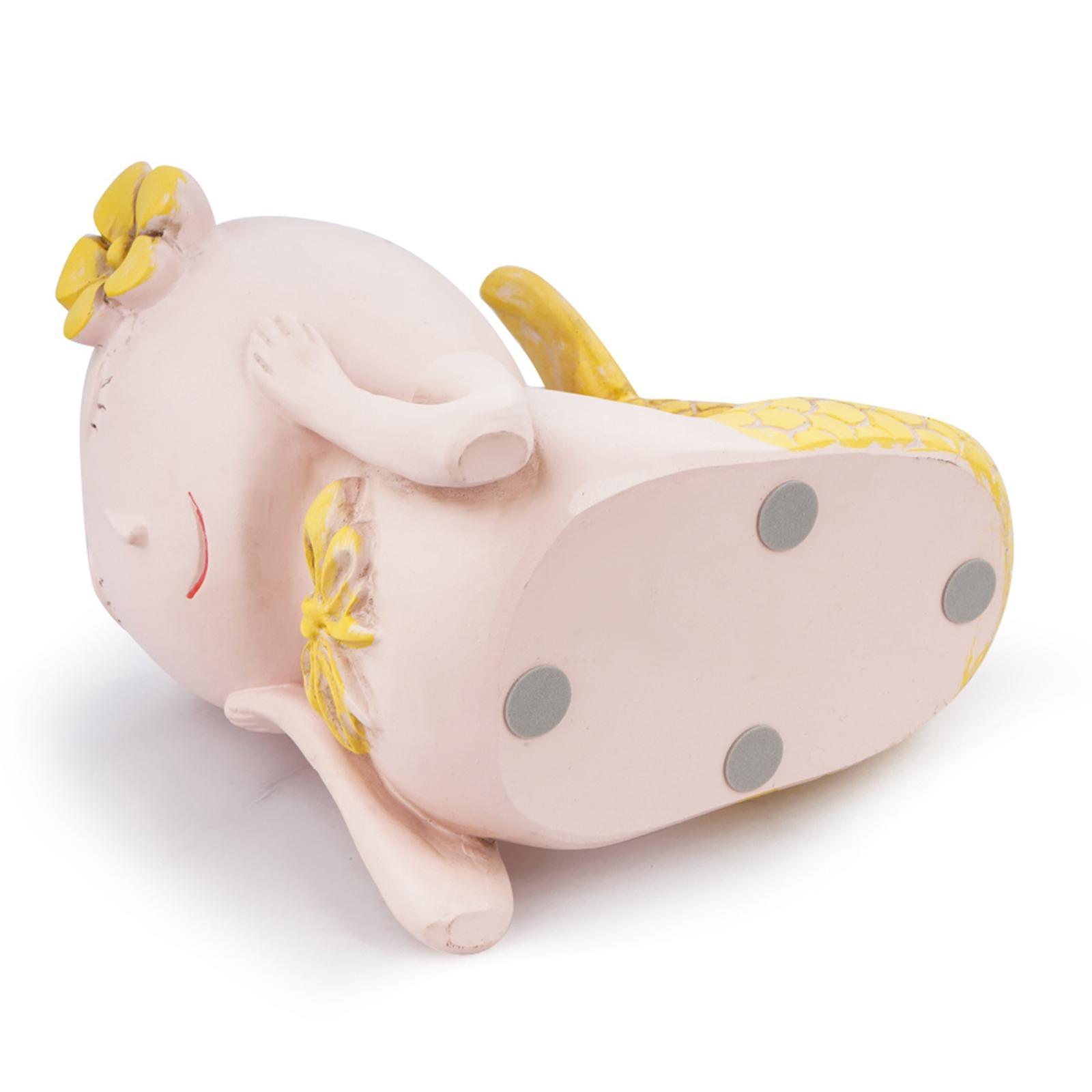 2 Pieces Mermaid Head Statue Pot Resin Table