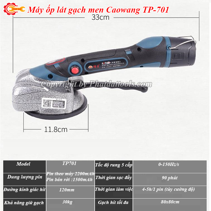 Máy ốp lát gạch 2 chức năng TP701