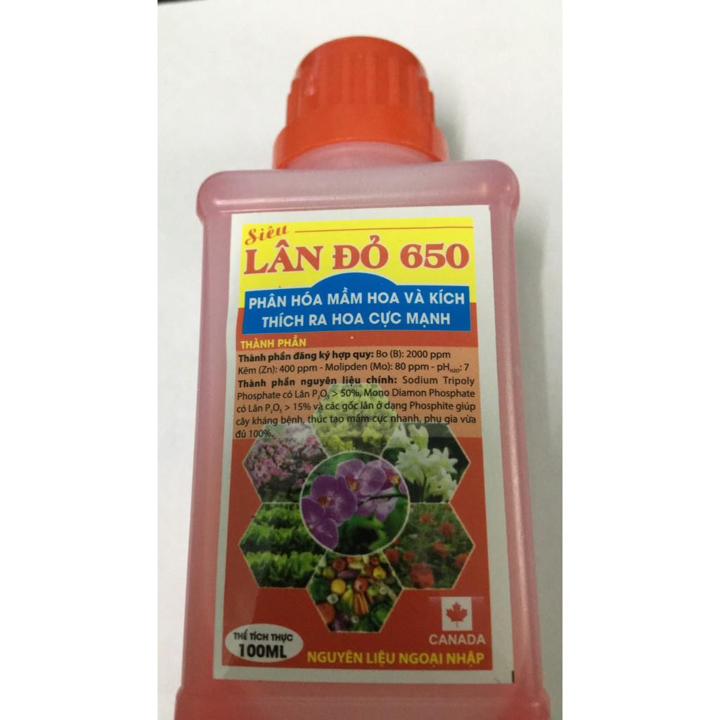 Siêu lân đỏ dạng nước 650 lọ 100ml