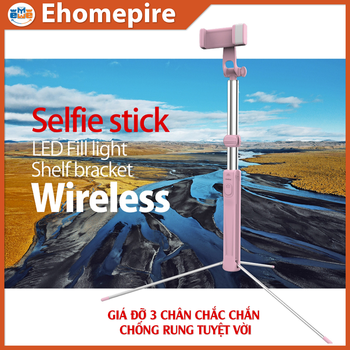 Gậy Chụp Hình Bluetooth Earldom ZP-14 - Hàng chính hãng