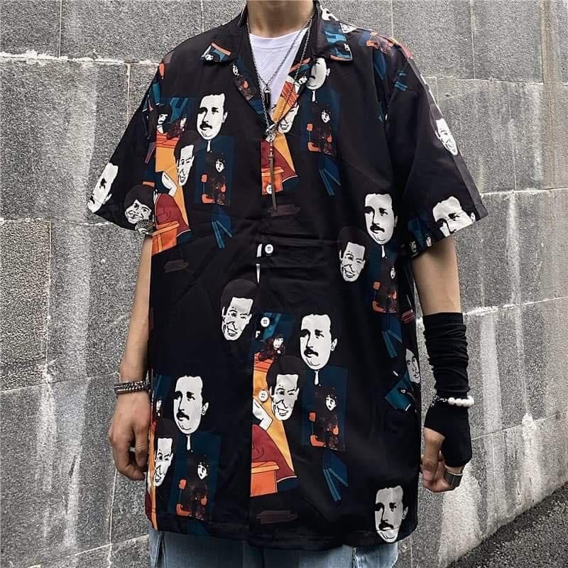 Áo sơ mi nam nữ in hình PRESIDENT cực hot