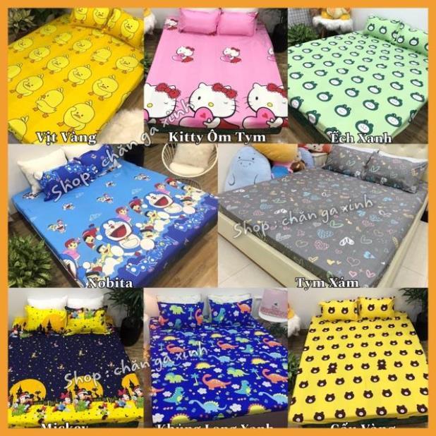 Hàng Auth-  Vỏ gối ôm Cotton Poly nhiều hoạ tiết ngộ nghĩnh