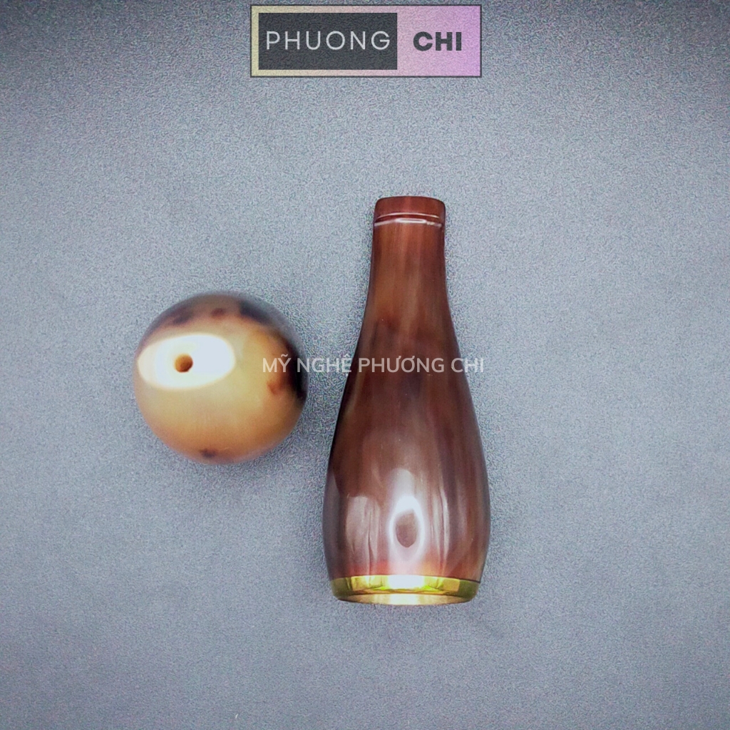 Tẩu Bắt Tóp Xì_Gà Ring 42-60 Bằng Sừng Đầu Đồng Cao Cấp - quà tặng ý nghĩa cho sức khỏe nam giới | Mỹ Nghệ Phương Chi