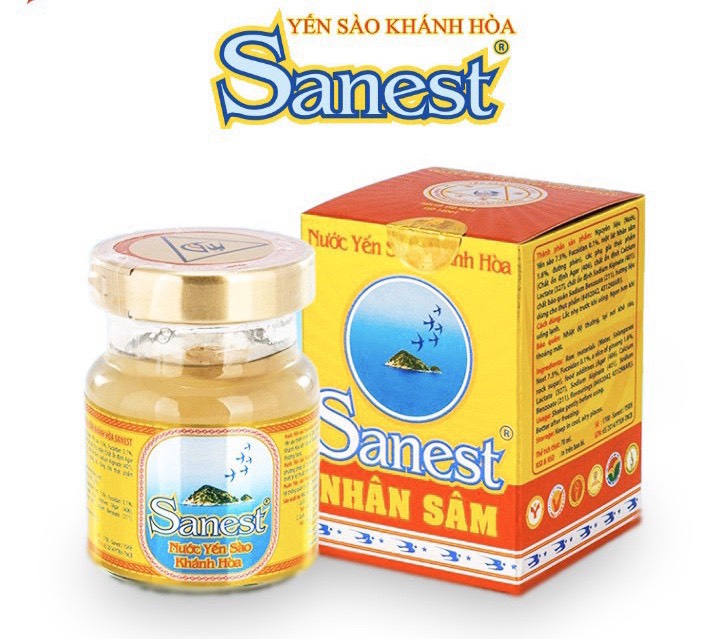 NƯỚC YẾN SÀO KHÁNH HÒA NHÂN SÂM FUCOIDAN 70ML