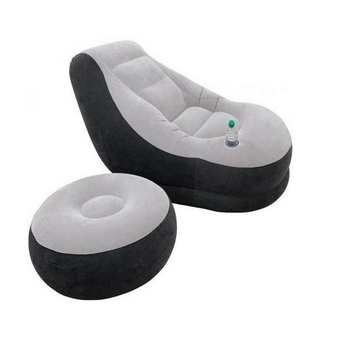 Ghế Hơi Tựa Lưng Cao Cấp + Tặng Kèm Bơm Điện 2 Chiều - Miễn Phí Vận Chuyển