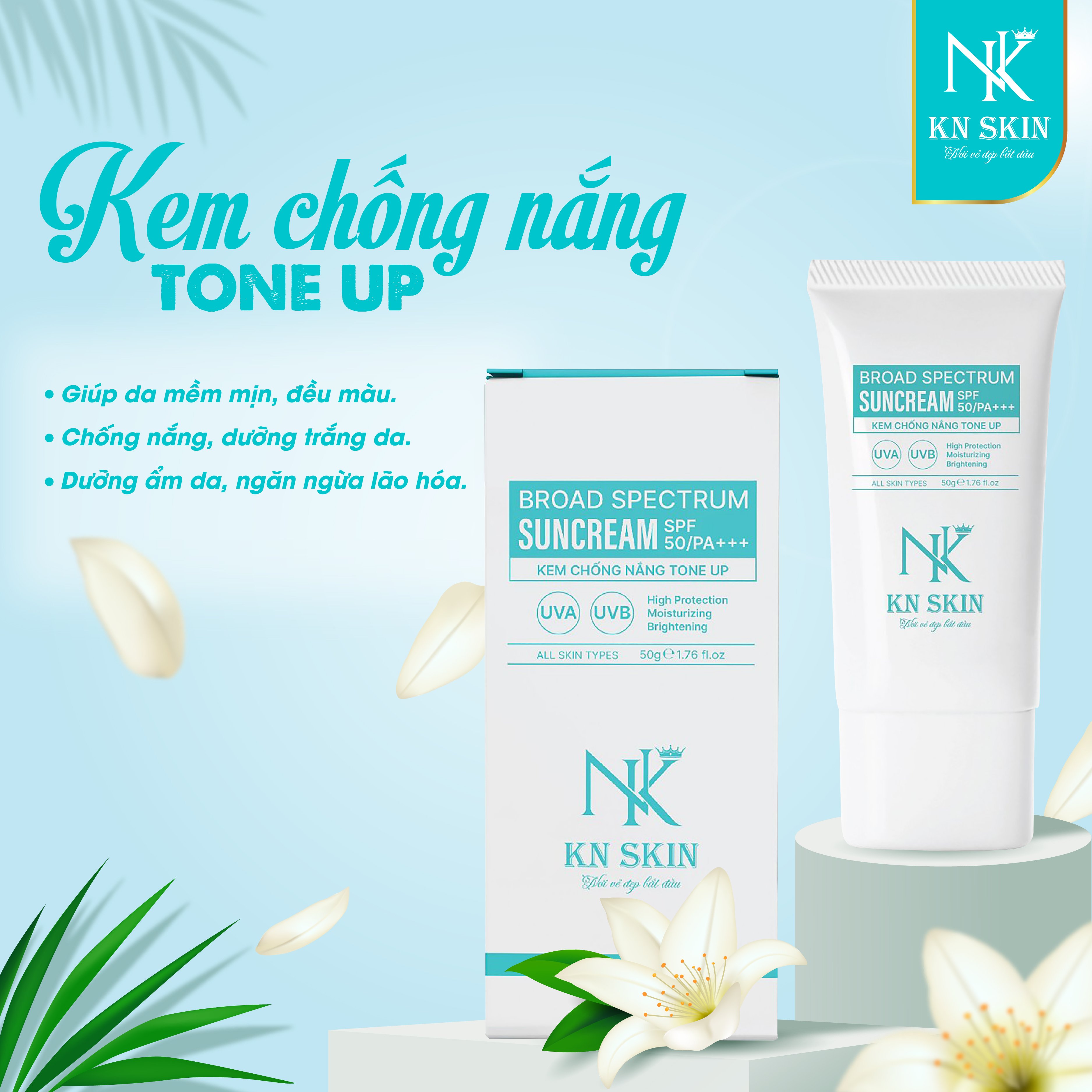 KEM CHÓNG NẮNG TONE UP spf 50/pa chóng nắng,dưỡng da,giúp da mềm mịn,và diều màu,dưỡng ẩm da,giúp ngăn ngừa lão hoá da