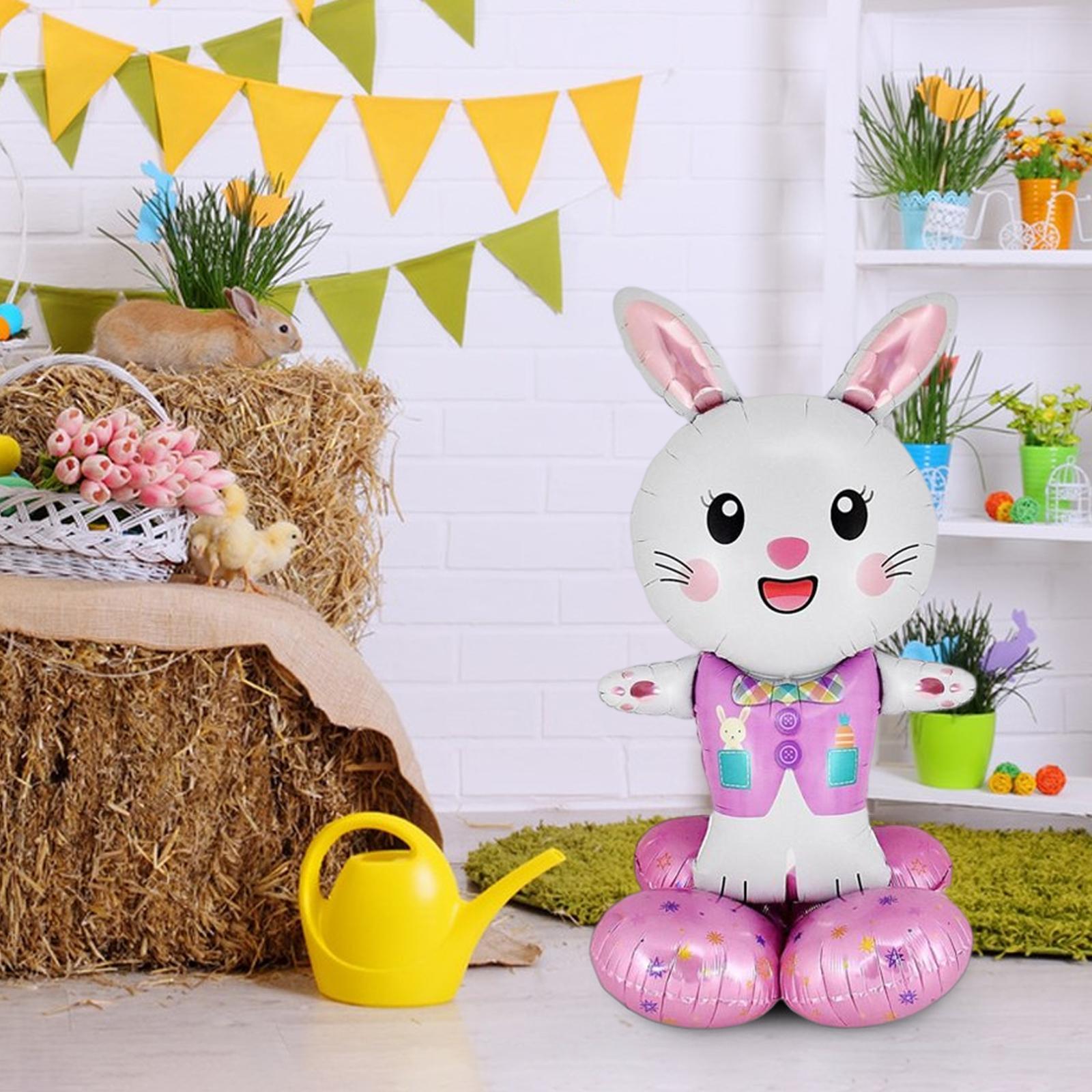 Inflatable bunny Easter for Children Decor for Baby Shower Holiday
