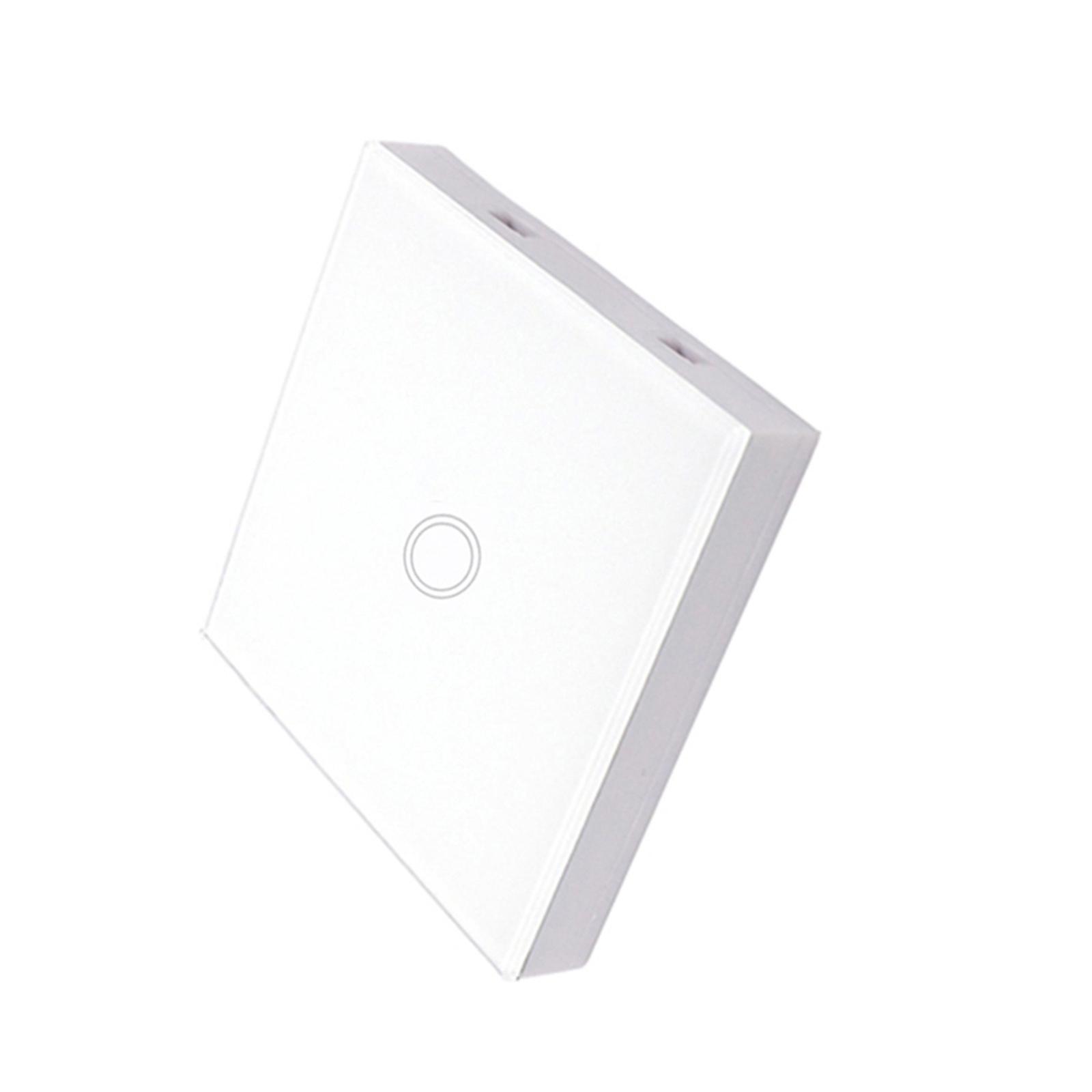 T433 86 Type Luxury Wall Touch Panel Sticky 433MHz Wireless RF Remote Control Transmitter Automation Modules 1 Gang Support All SONOFF RF 433MHz Products Control Staircase Lamp