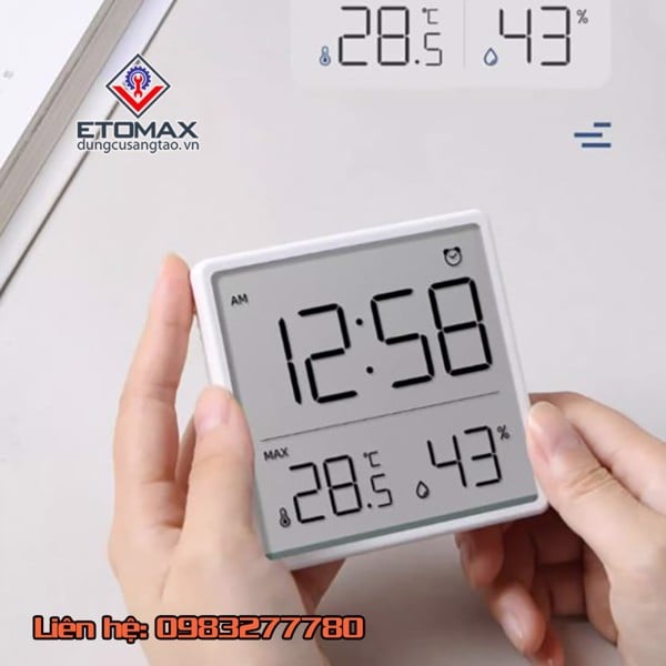 Máy đo nhiệt độ độ ẩm cao cấp 8218
