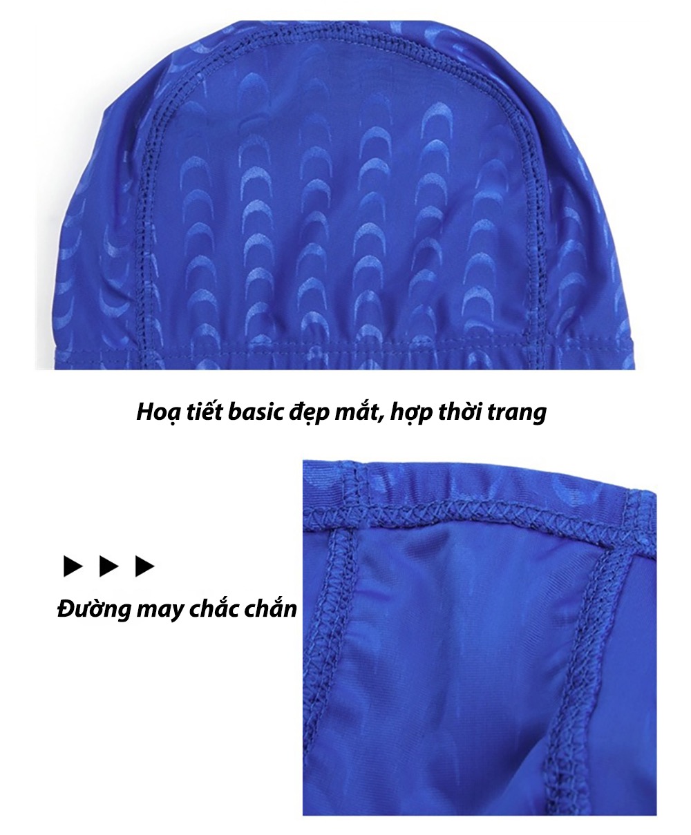Nón bơi vải người lớn thoáng khí co giãn đàn hồi Unisex XYM3 Sportslink