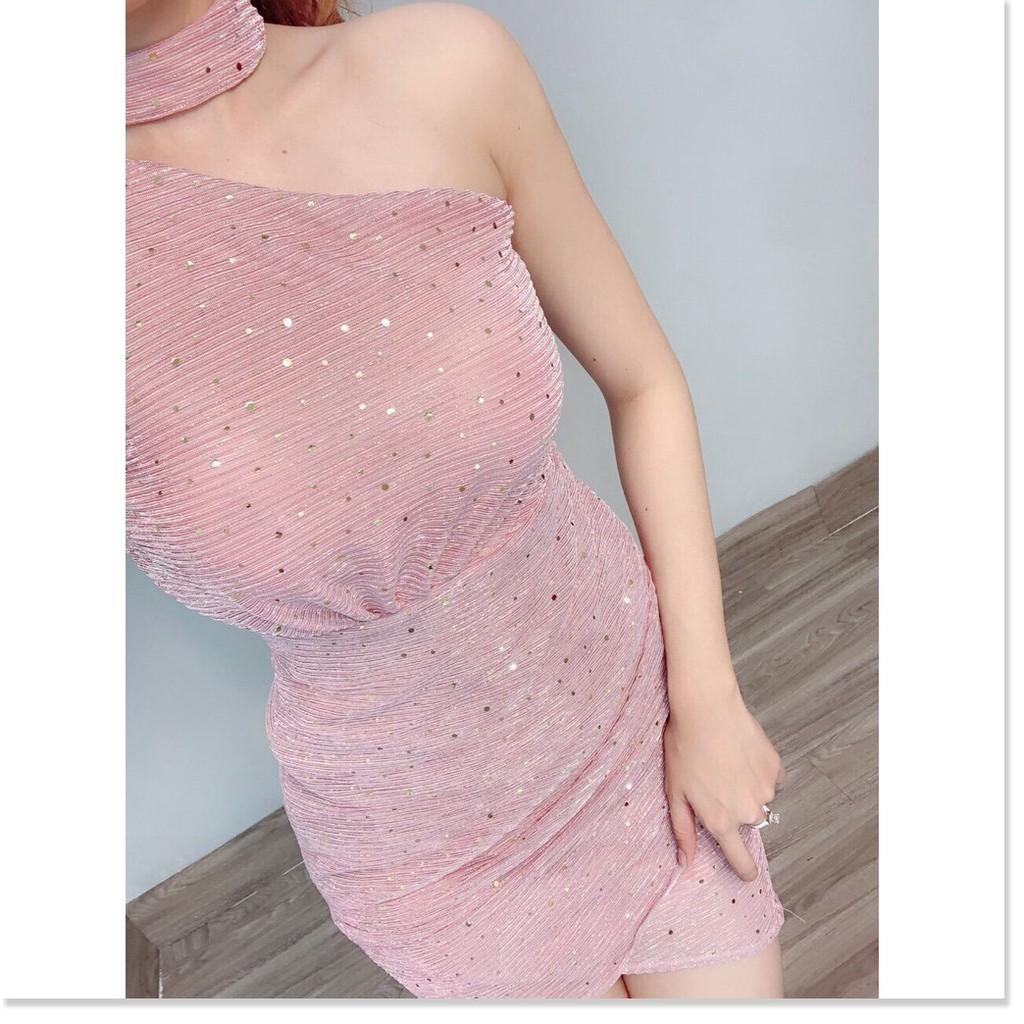 ĐẦM BODY NHŨ CỔ CÁCH ĐIỆU