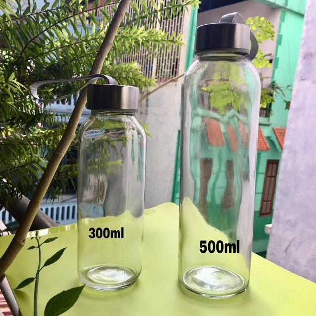 Bình đựng nước thủy tinh 300ml