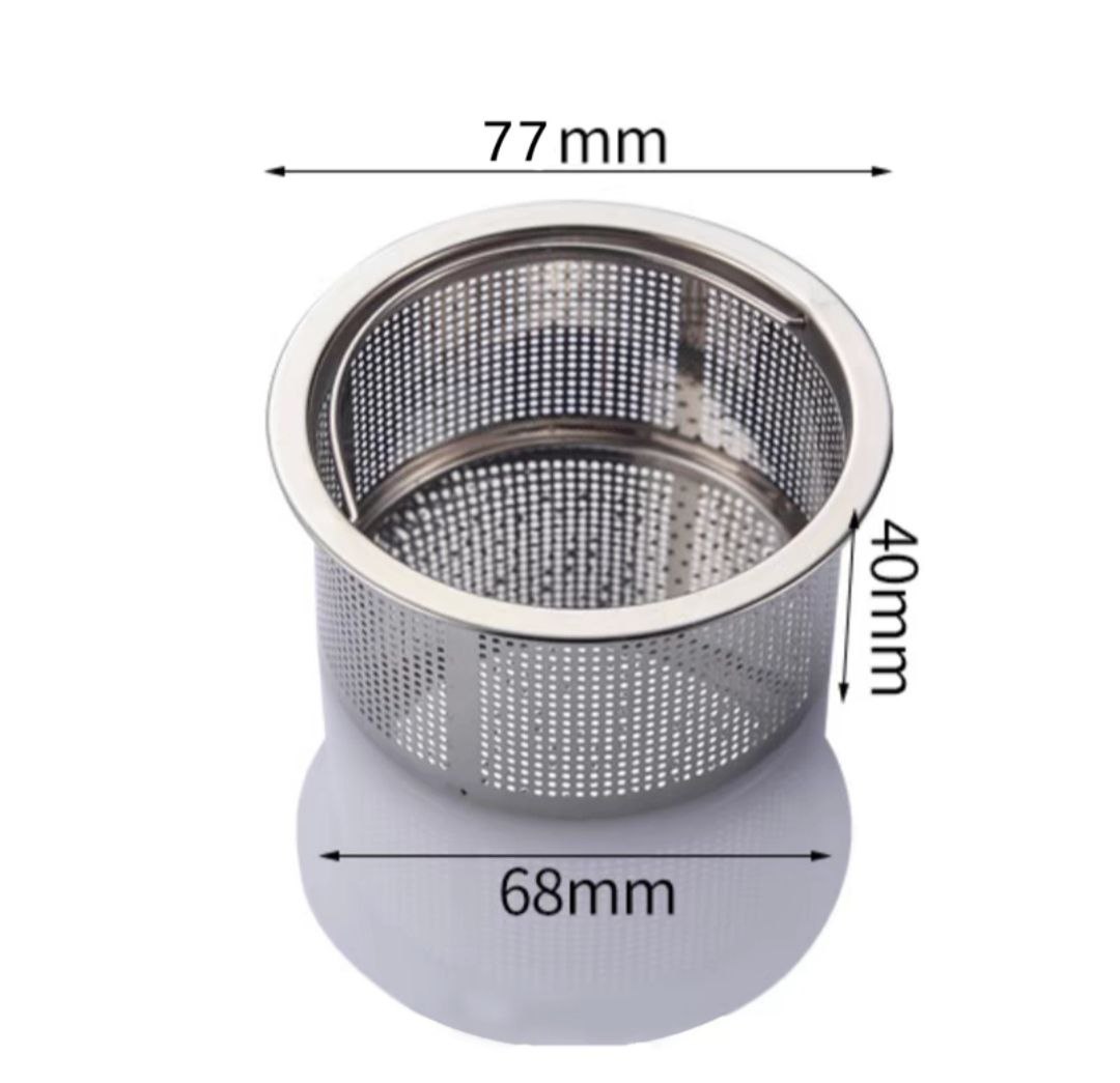 Dụng Cụ Lọc Rác Inox Chống Gỉ Bồn Rửa Chén Có Quai Xách K7TD