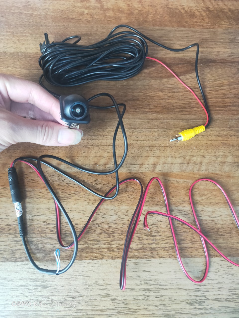 CAMERA lùi kiêm cam tiến  nấm mũ MẮT LỒI thấu kính rộng AHD CCD cho cả màn andorid và DVD taplo, cắt dây đảo chiều