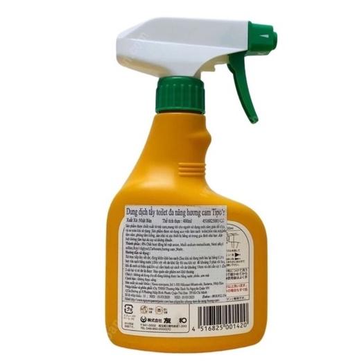 Dung dịch tẩy toilet đa năng Tipo's hương cam - 400ml