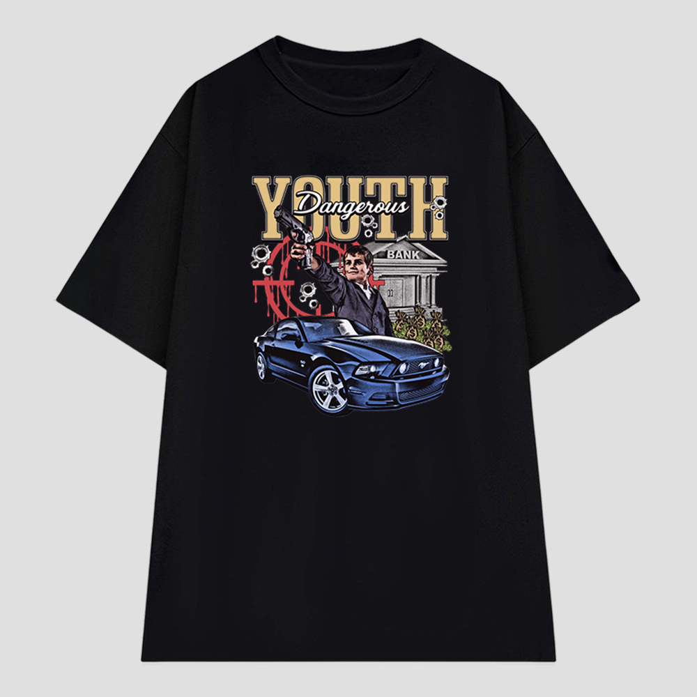 Áo thun unisex tay lỡ form rộng vải cotton cao cấp mẫu YOUTH - Áo phông nam nữ local brand LX18 Gs Fashion