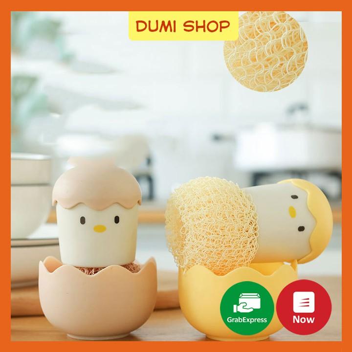 Cọ Xoong Nồi Rửa Chén Hình Vỏ Trứng Sáng Tạo - Dumi Shop