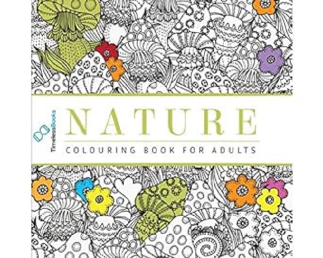 Nature - Colouring Book For Adults