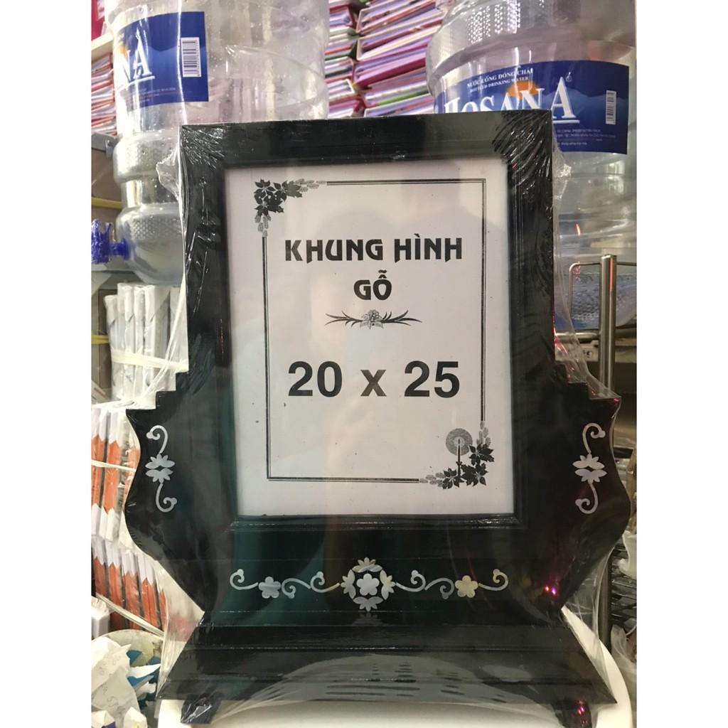 Khung hình gỗ thờ cao cấp 20x25 va 20x30