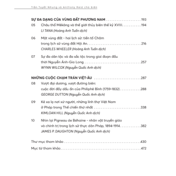 VIỆT NAM: LỊCH SỬ KHÔNG BIÊN GIỚI – Trần Tuyết Nhung, Anthony Reid – Hoàng Anh Tuấn, Trương Huyền Chi và Nguyễn Quốc Anh dịch – Omega Plus – NXB KHXH