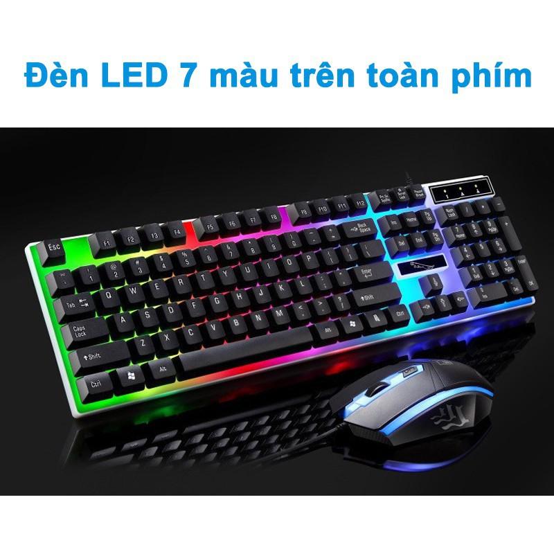 Bàn Phím Chuột Giả Cơ G21 - Chuyên game - Có đèn LED 7 màu - Cho máy tính, laptop