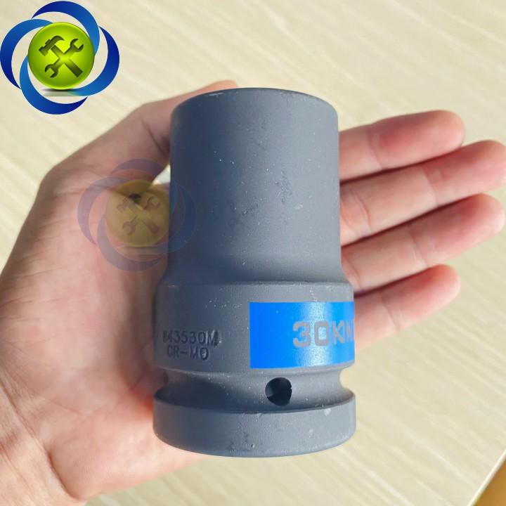 Tuýp 30mm 1 inch Kingtony 843530M loại ngắn 6 cạnh màu đen