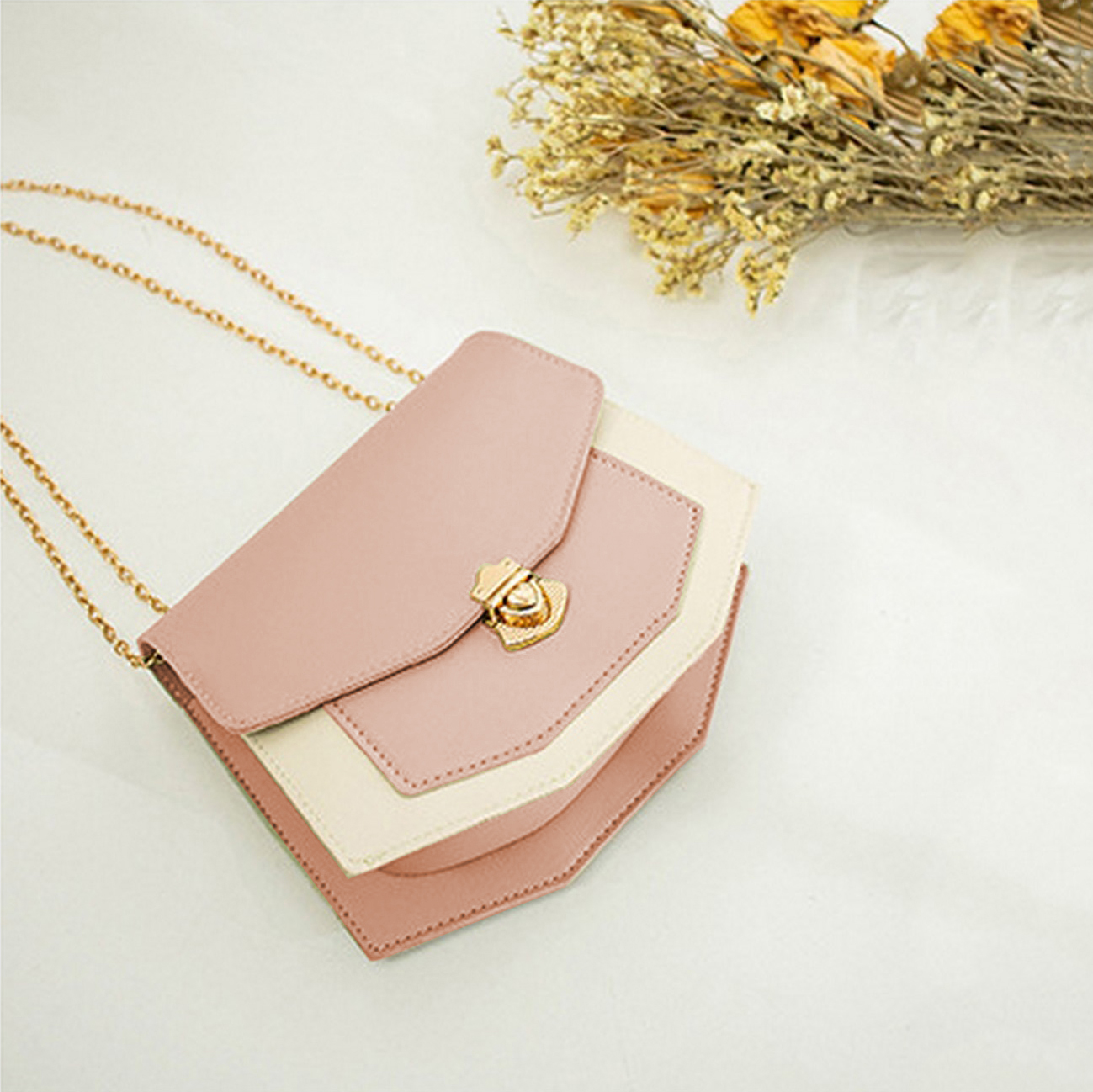 Túi Đeo Chéo Nữ Thời Trang Mới T68 Khóa Trái Tim