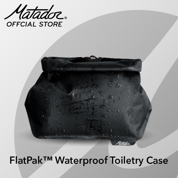 Túi FlatPak Matador đựng các chai dung dịch FlatPak Waterproff Toiletry Case, thiết kế dây gài chắc chắn, chất liệu khán