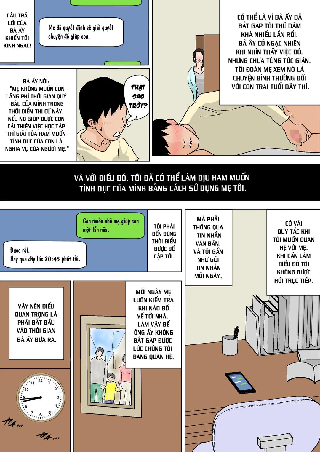 giải tỏa ham muốn với mẹ mỗi ngày chapter 1 5