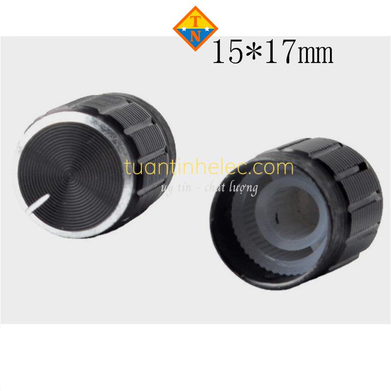 Núm chiết áp âm thanh hợp kim nhôm 6mm 15*17mm # phụ tùng âm thanh