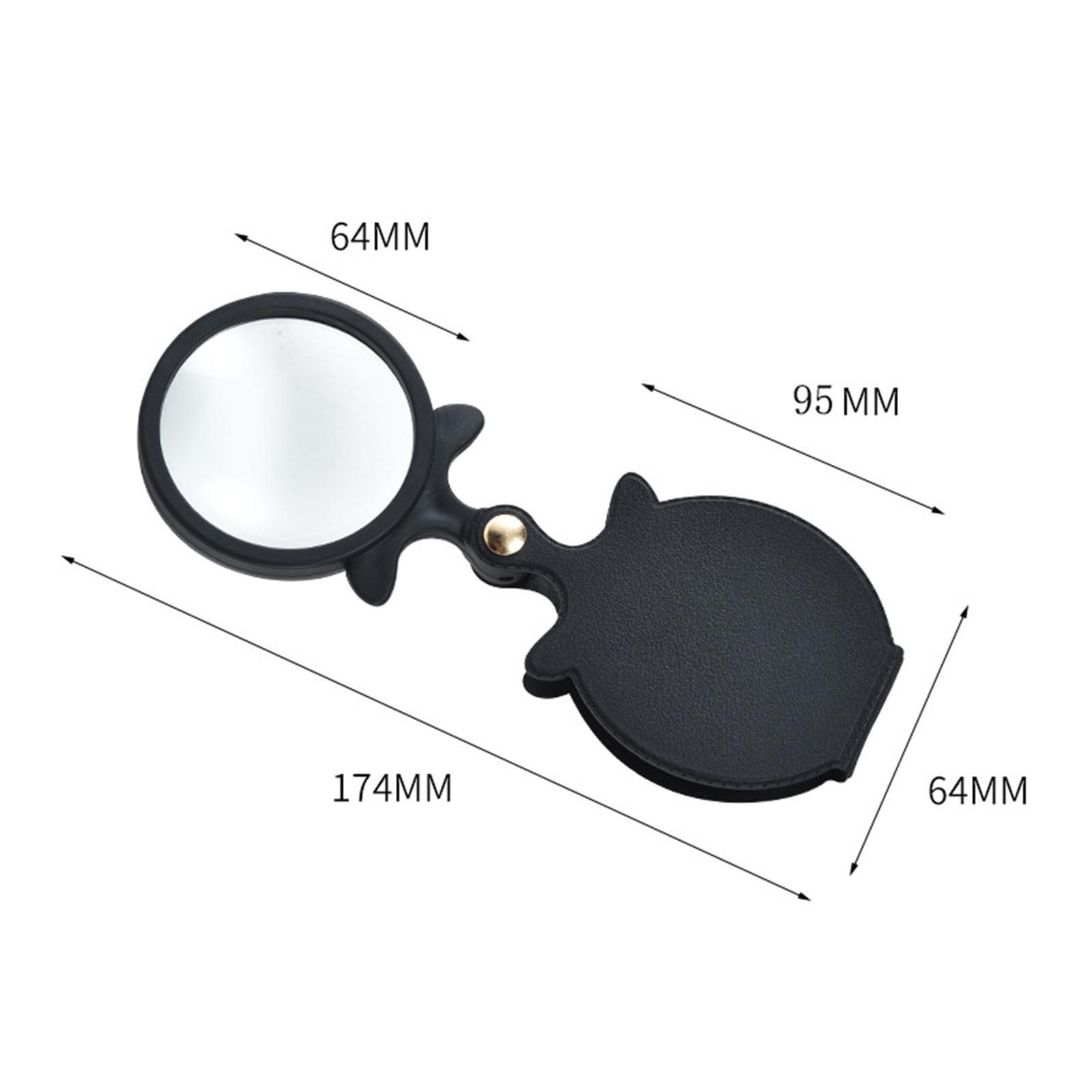 64mm Portable Mini Handheld Reading Magnifying Glass Tool