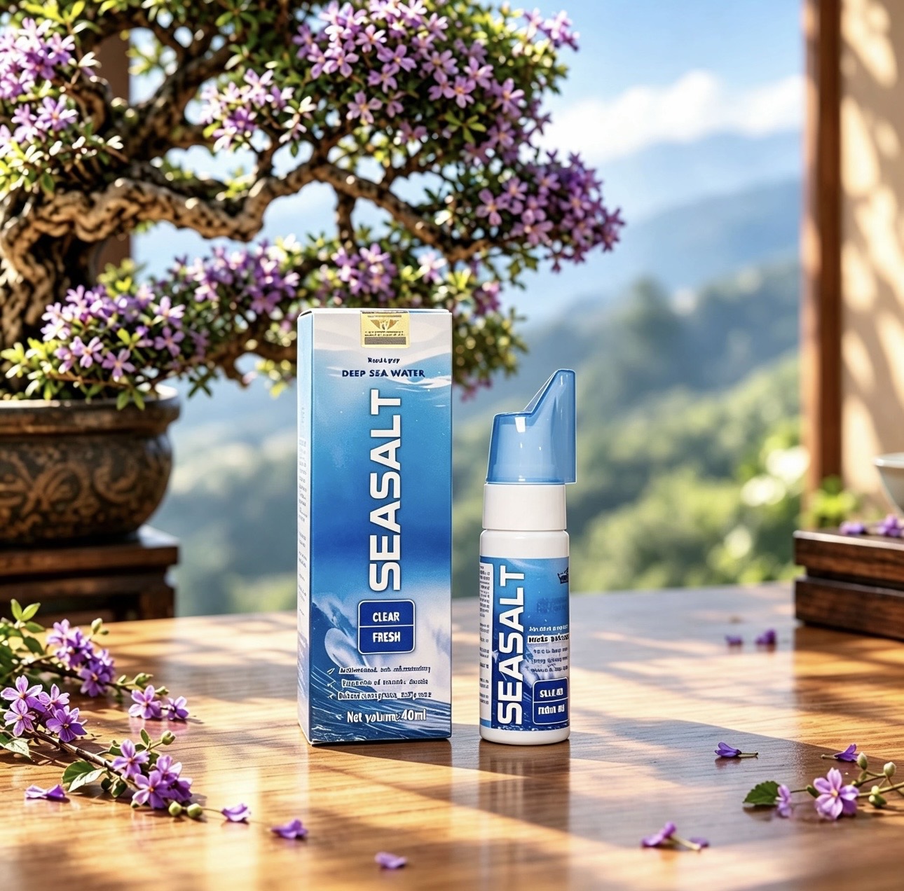 Combo 2 chai /70ml- Xịt mũi seasalt (người lớn) kingphar
