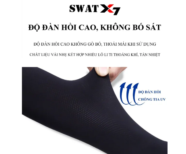 Găng tay chống nắng thoáng khí cho Nam va Nữ-SWATX7