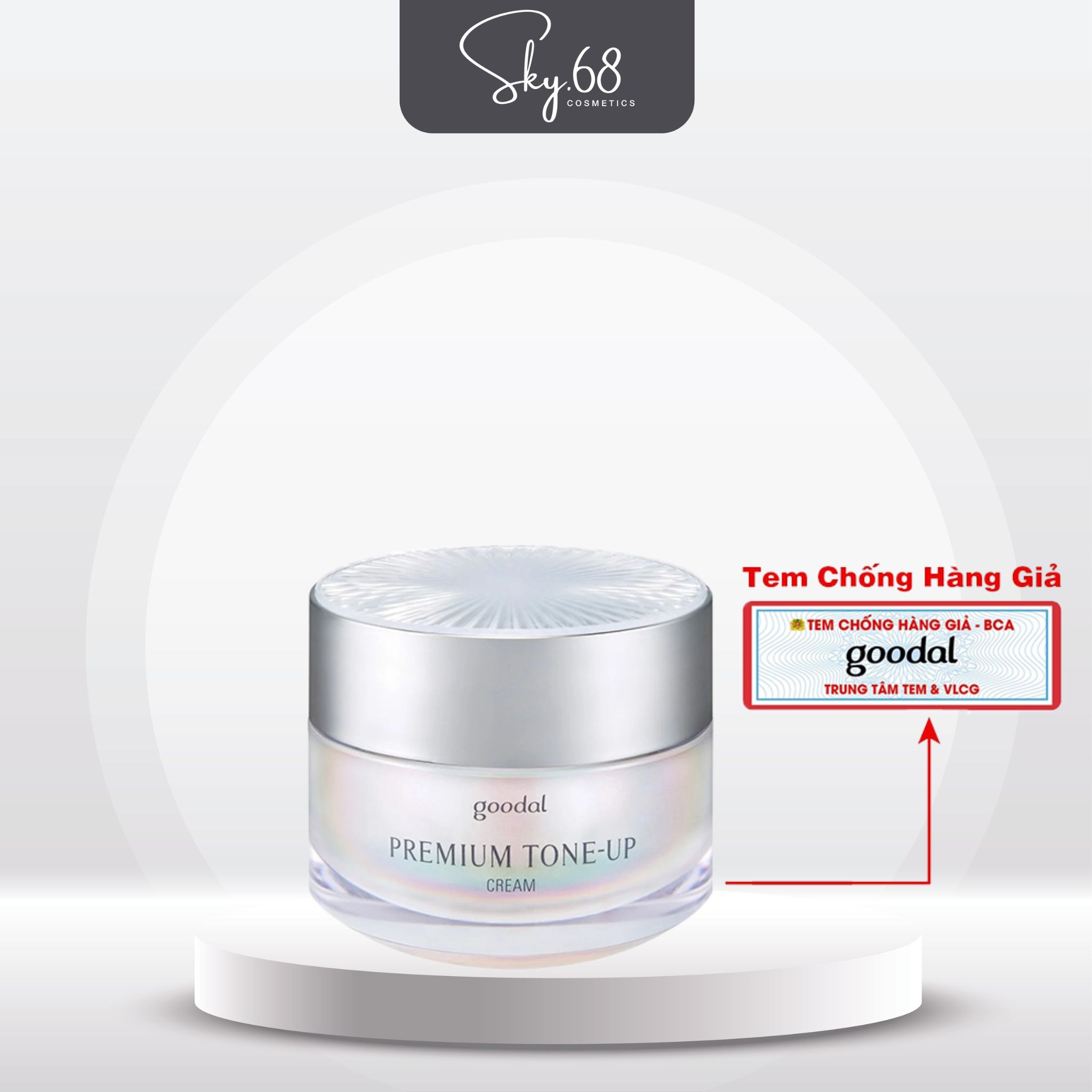 Kem Dưỡng Ốc Sên Trắng Da Và Nâng Tone Da Tức Thì Goodal Premium Snail Tone-Up Cream 30ml (MẪU MỚI)