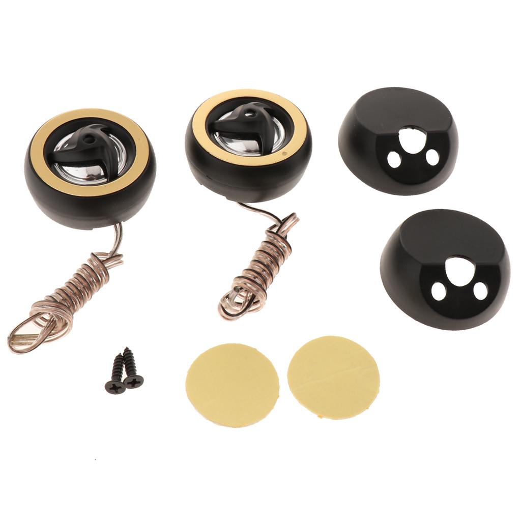 1 Pair of 25mm Car Silk Dome Tweeter Speakers Treble