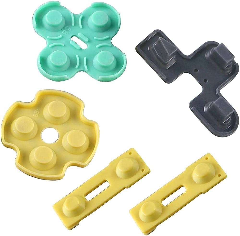 1 bộ cao su tay cầm Ps2 loại tốt roăng cao su phím bấm tay game PS2 thay thế phím bấm êm , mềm , nhẹ độ nhạy và nảy cao dành cho tay bấm PS2