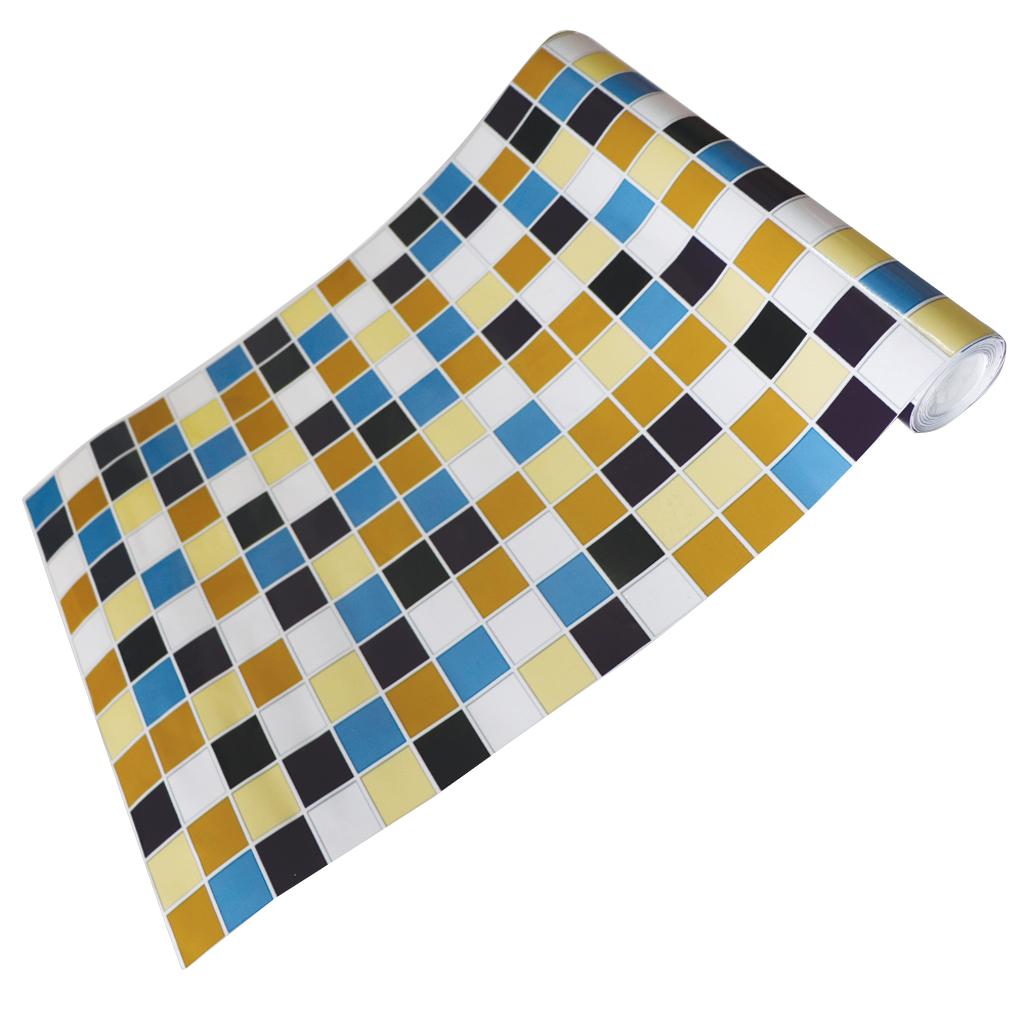 Self-adhesive Mosaic Wall Paper Sticker Tile Kitchen Bathroom Waterproof