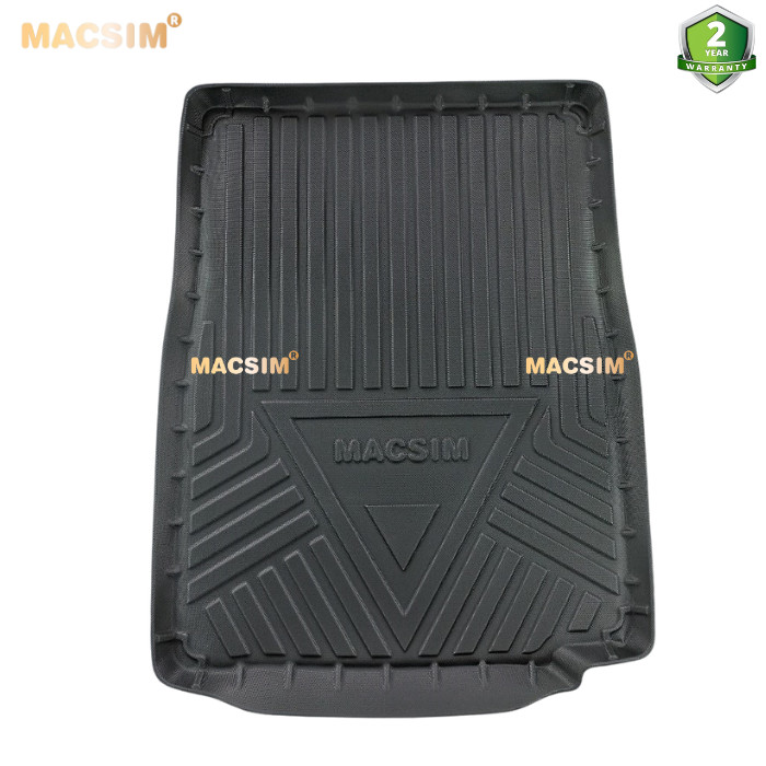 Thảm lót cốp xe ô tô qd BMW 7 Series  2009-2015  nhãn hiệu Macsim chất liệu TPV cao cấp màu đen